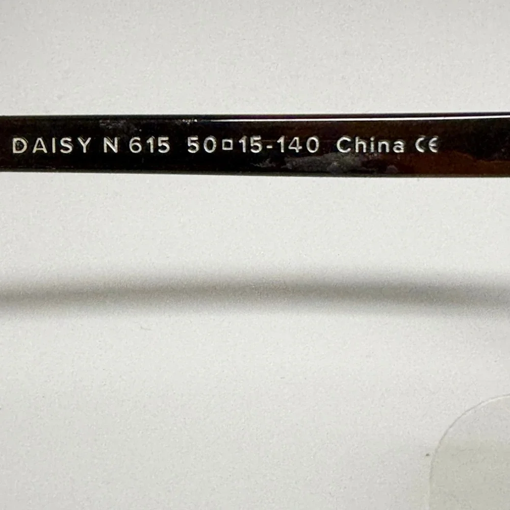 Warby Parker Daisy N 615 Eyeglasses Tortoise Peach Gradient Cat Eye 50-15-140